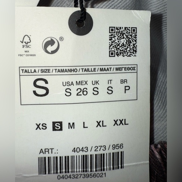 ZARA TRF Paisley Print Drawstring Pants ✨ Size Small | Burgundy boho Trousers - Picture 10 of 12